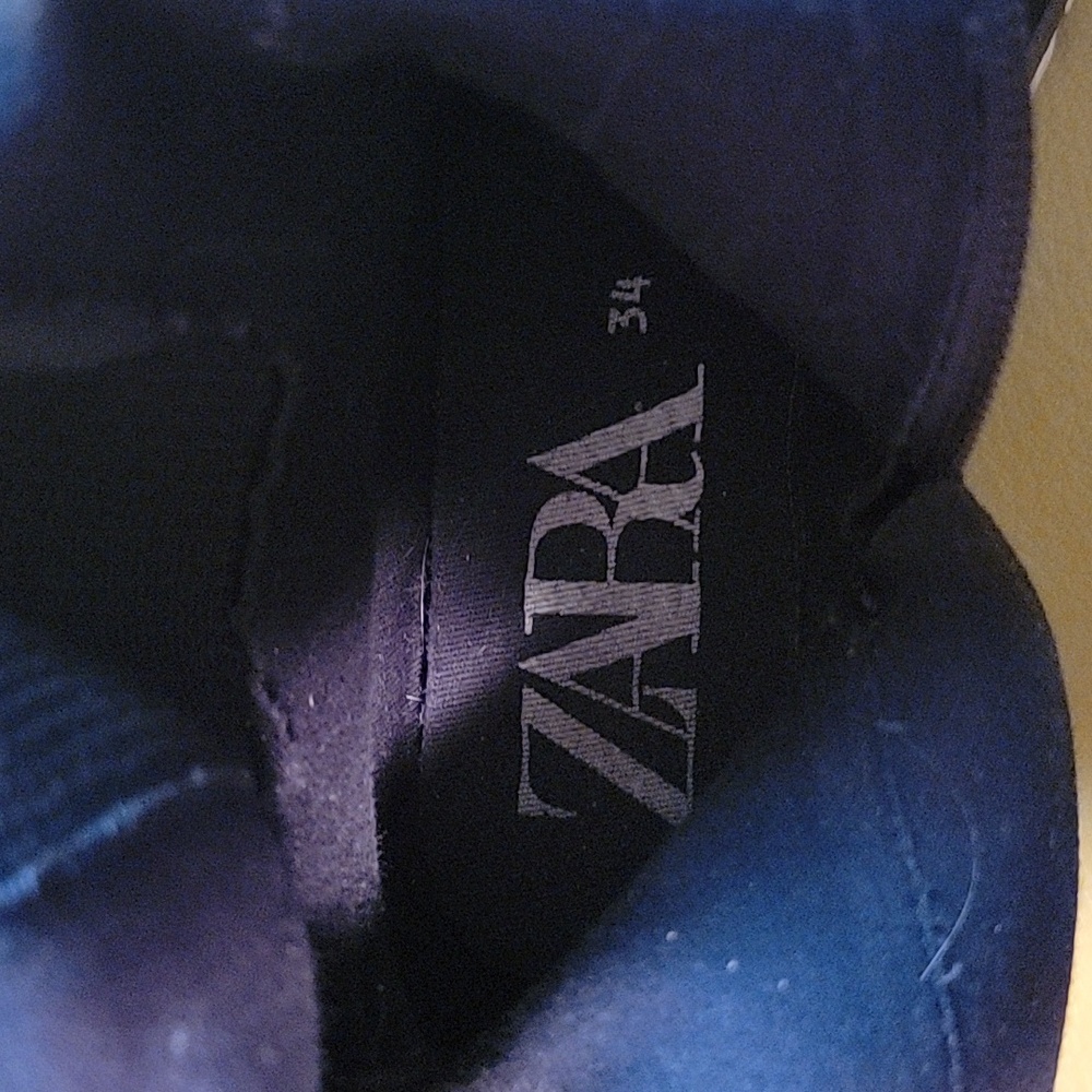 ZARA CONTRAST SOLE ANKLE BOOTS - Picture 12 of 12